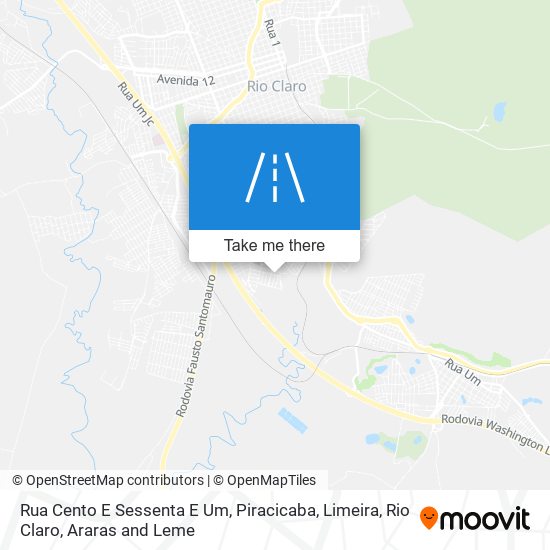 Rua Cento E Sessenta E Um map