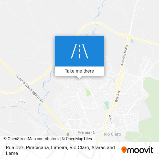 Rua Dez map