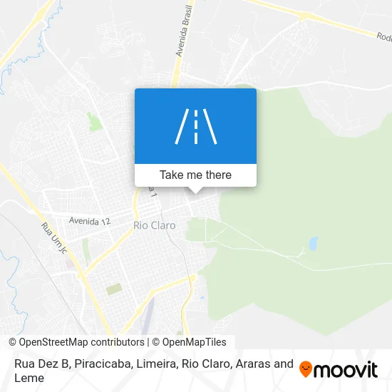 Rua Dez B map