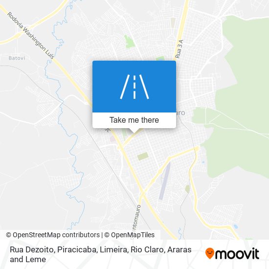 Mapa Rua Dezoito