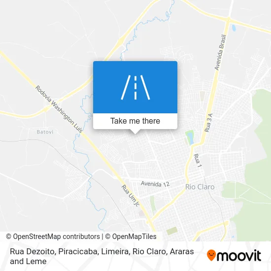 Rua Dezoito map