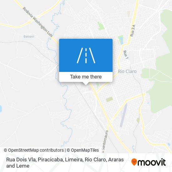 Mapa Rua Dois Vla