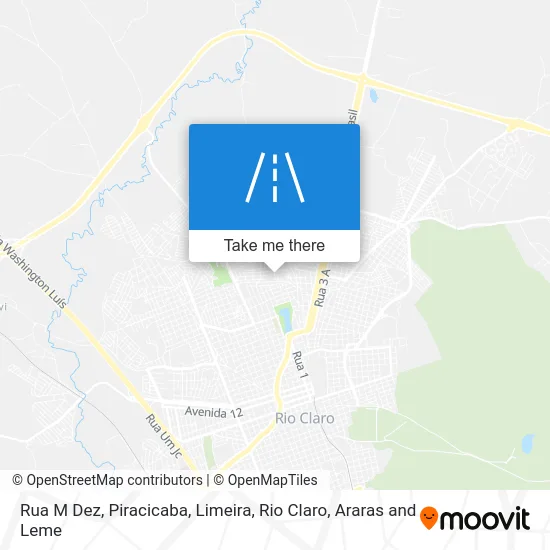 Rua M Dez map