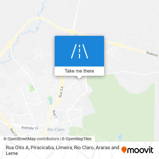 Mapa Rua Oito A