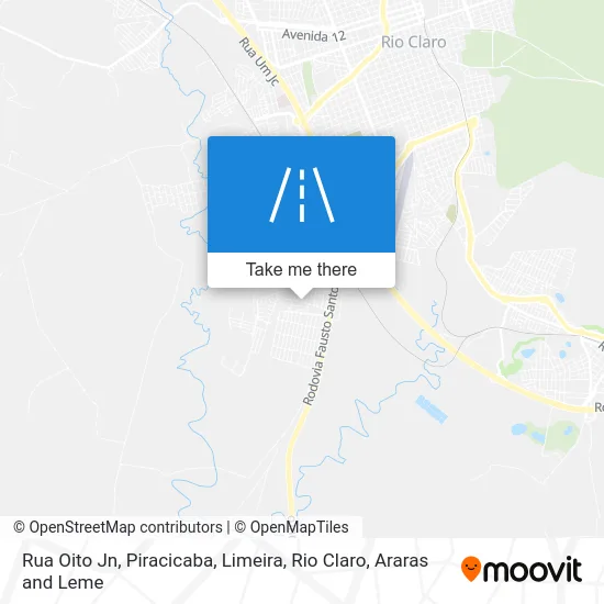 Rua Oito Jn map