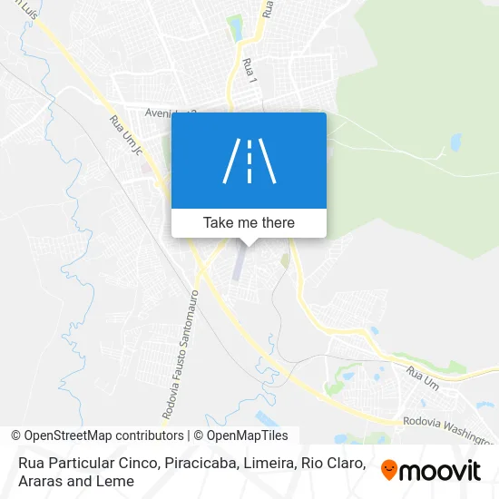 Rua Particular Cinco map