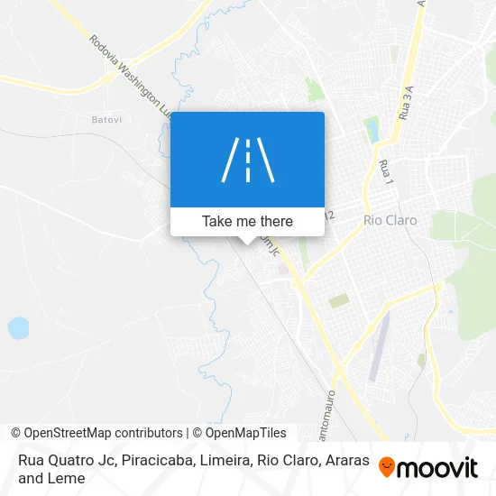 Rua Quatro Jc map