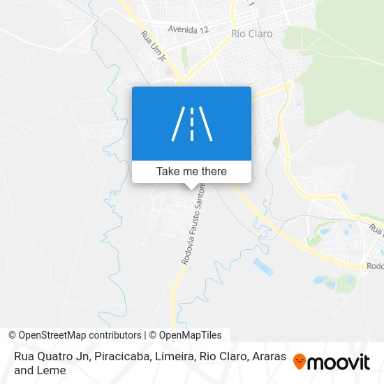 Rua Quatro Jn map