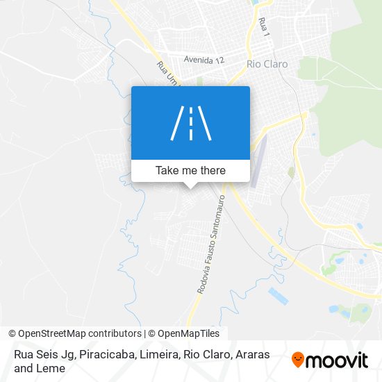 Rua Seis Jg map