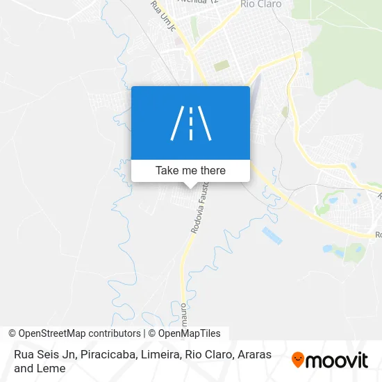 Rua Seis Jn map
