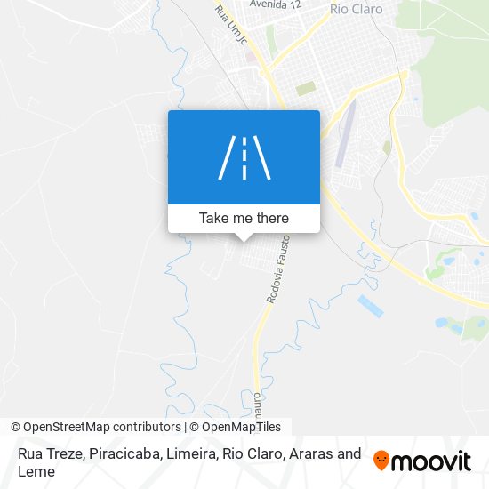 Rua Treze map