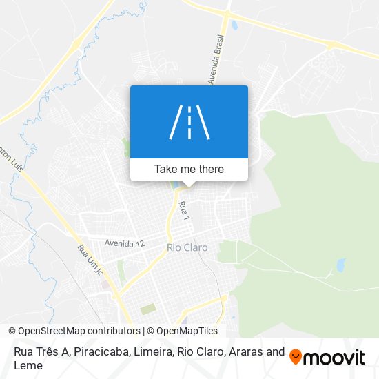 Rua Três A map