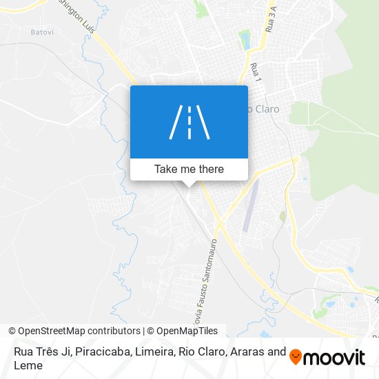 Rua Três Ji map