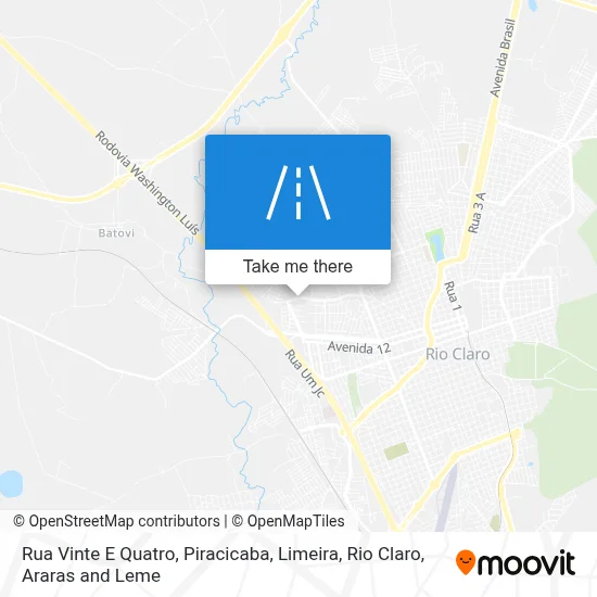 Rua Vinte E Quatro map