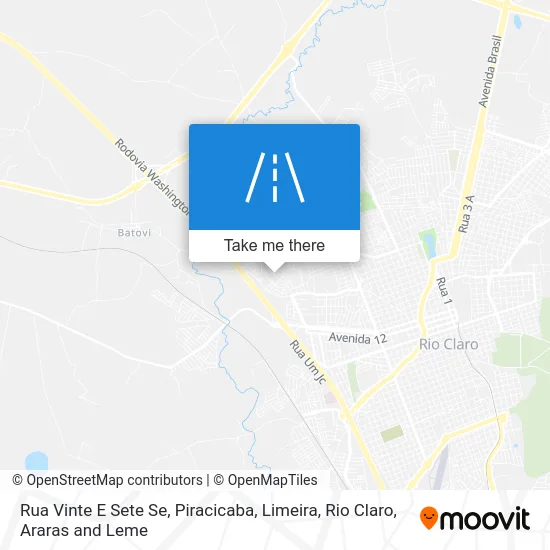 Rua Vinte E Sete Se map