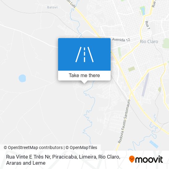 Rua Vinte E Três Nr map