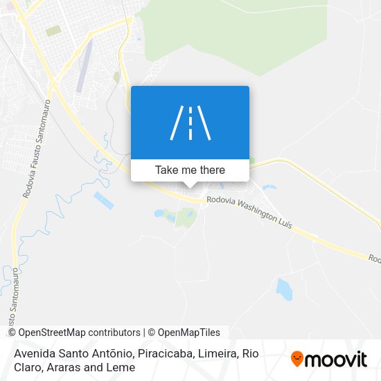 Avenida Santo Antõnio map