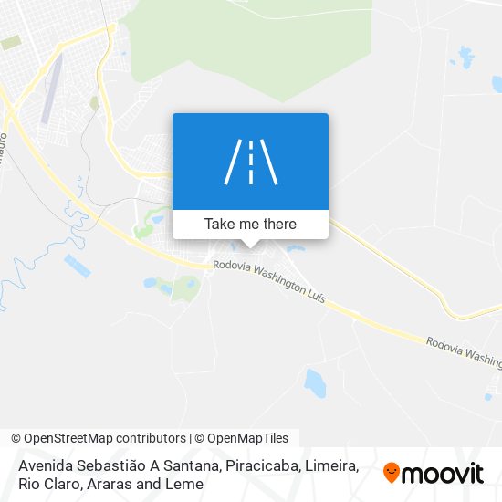 Avenida Sebastião A Santana map