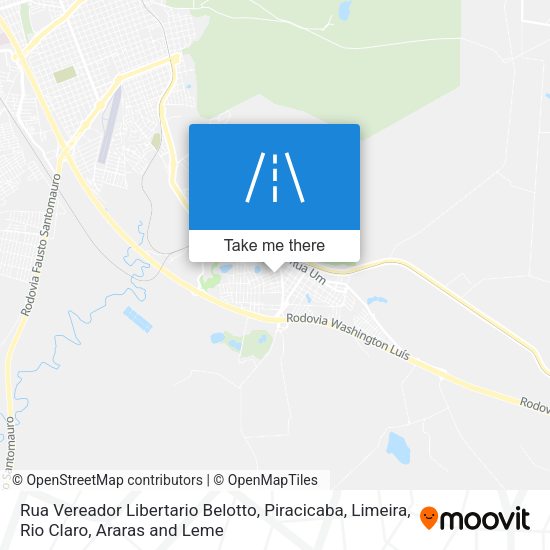Rua Vereador Libertario Belotto map