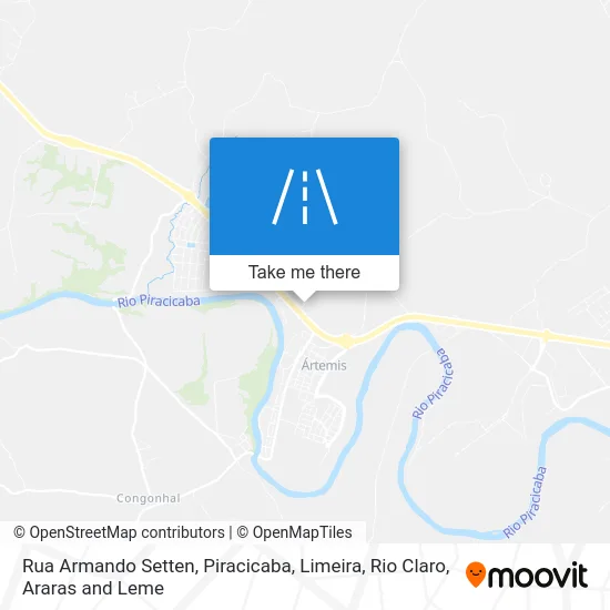 Rua Armando Setten map