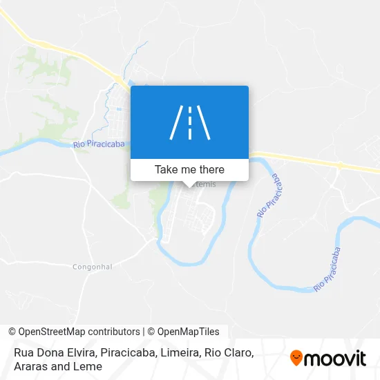 Rua Dona Elvira map