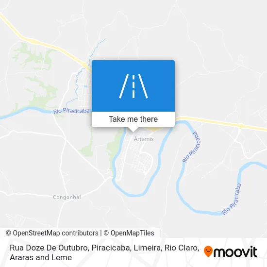 Rua Doze De Outubro map