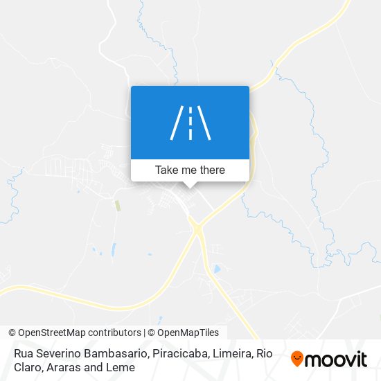 Mapa Rua Severino Bambasario