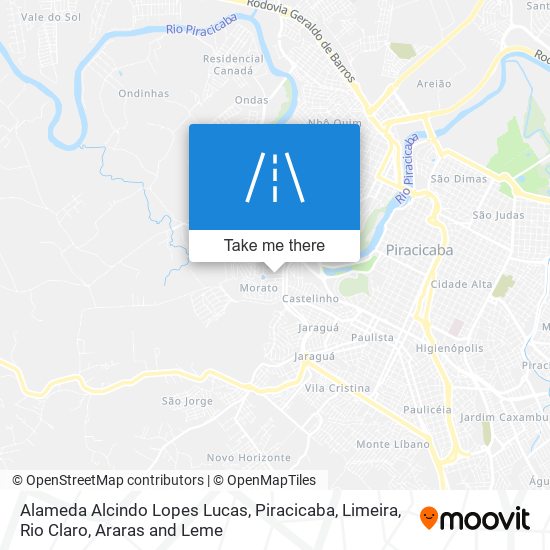 Alameda Alcindo Lopes Lucas map