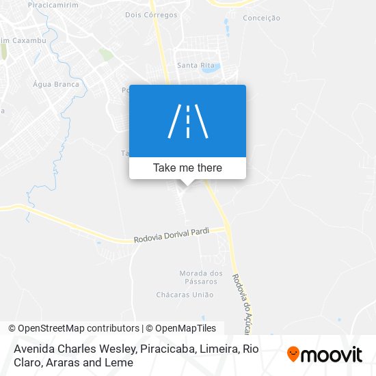 Mapa Avenida Charles Wesley