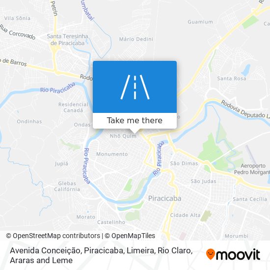 Mapa Avenida Conceição