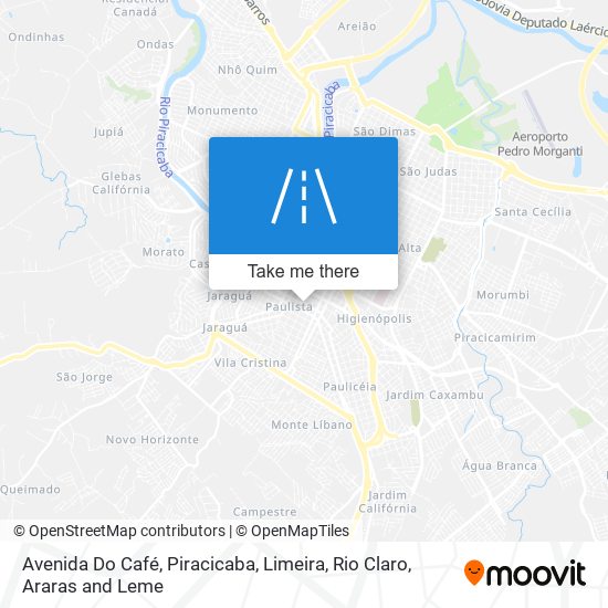 Avenida Do Café map