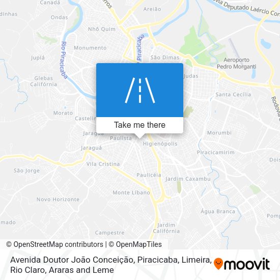 Avenida Doutor João Conceição map