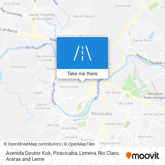 Mapa Avenida Doutor Kok