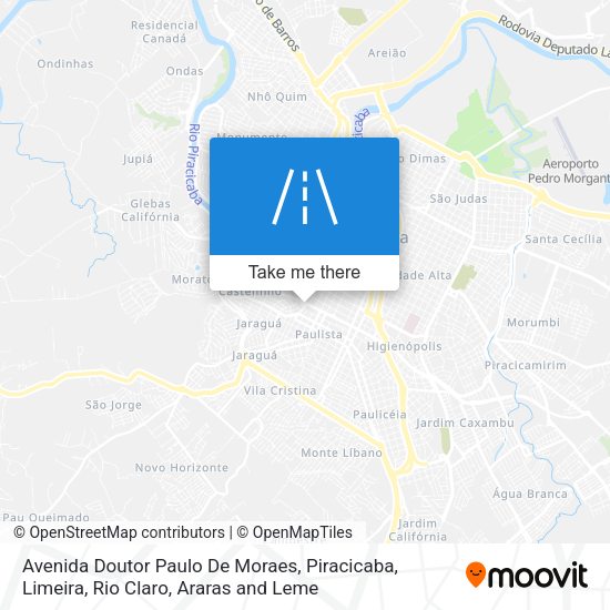 Avenida Doutor Paulo De Moraes map