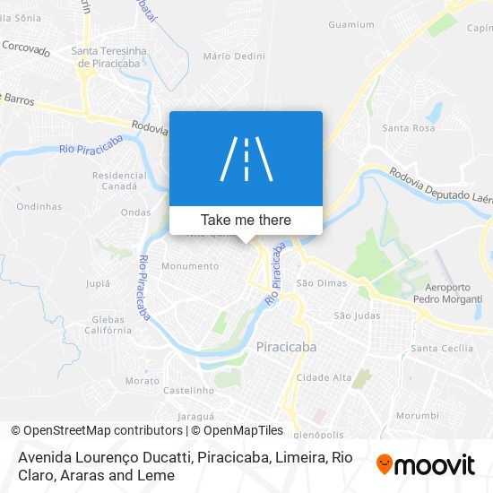 Avenida Lourenço Ducatti map