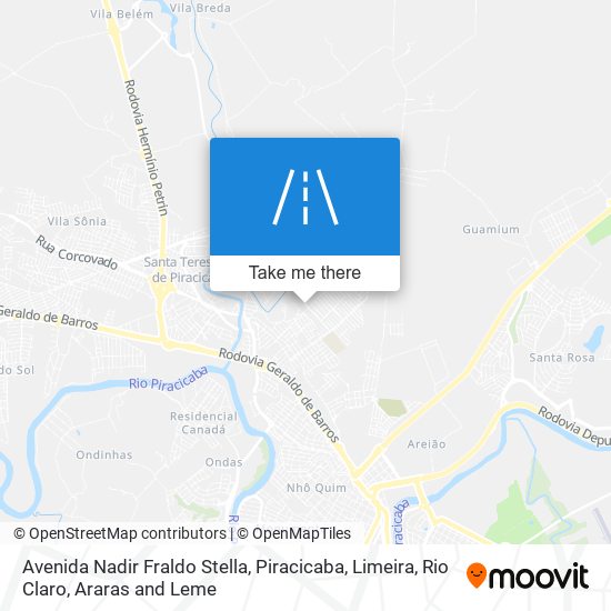 Avenida Nadir Fraldo Stella map