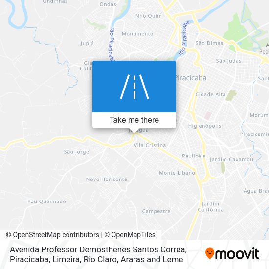 Avenida Professor Demósthenes Santos Corrêa map