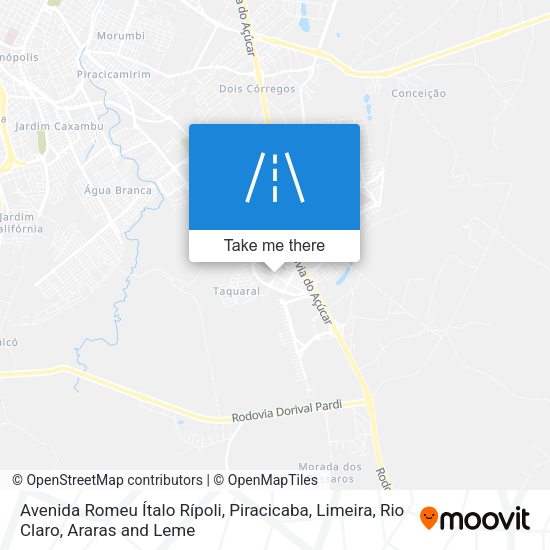 Avenida Romeu Ítalo Rípoli map