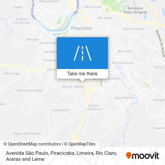 Avenida São Paulo map