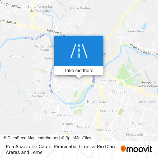 Rua Acácio Do Canto map