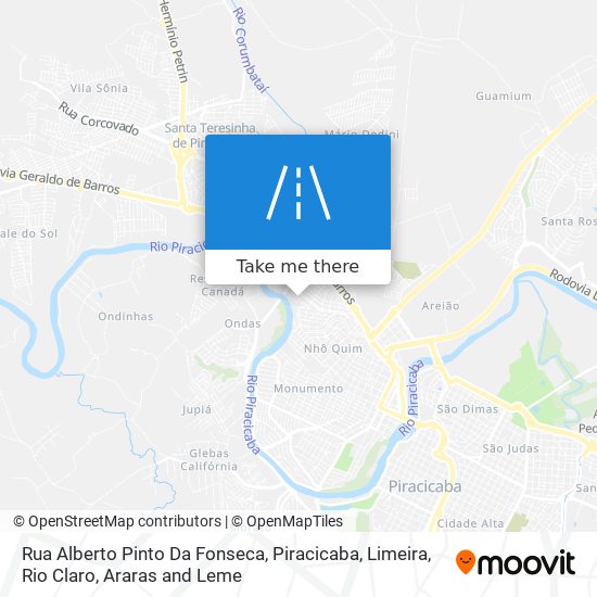 Mapa Rua Alberto Pinto Da Fonseca