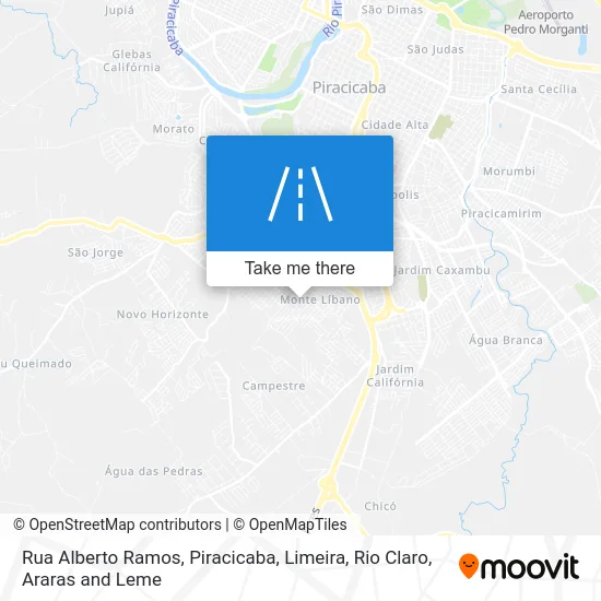 Rua Alberto Ramos map