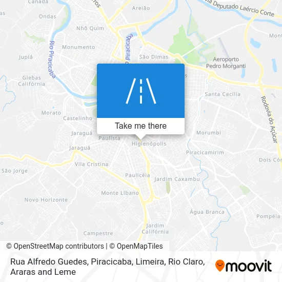 Rua Alfredo Guedes map