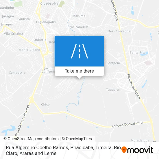 Rua Algemiro Coelho Ramos map