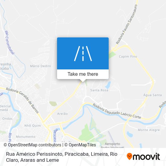 Rua Américo Perissinoto map
