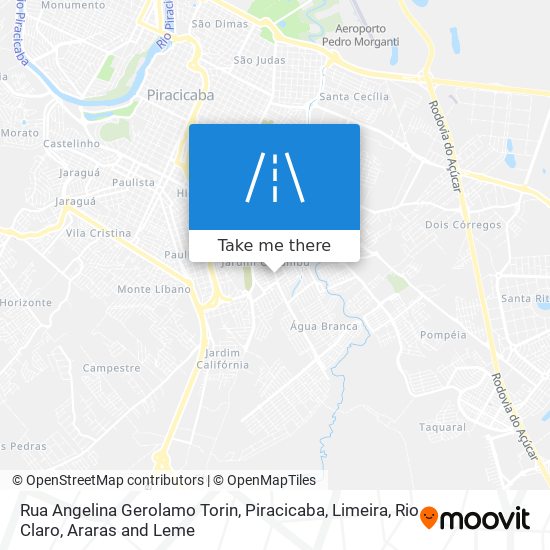 Rua Angelina Gerolamo Torin map