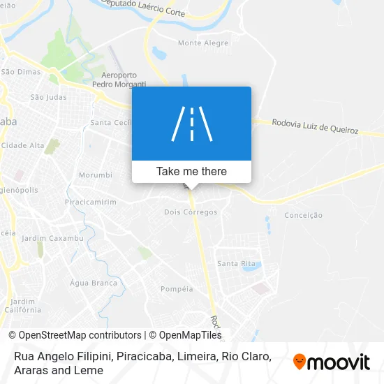 Rua Angelo Filipini map