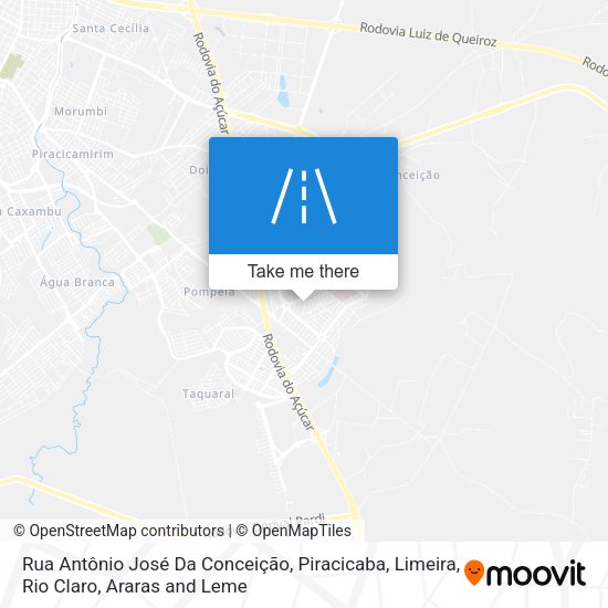 Rua Antônio José Da Conceição map