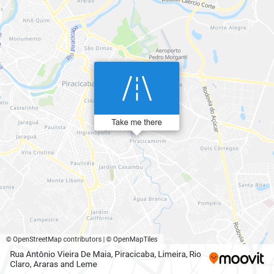 Rua Antônio Vieira De Maia map