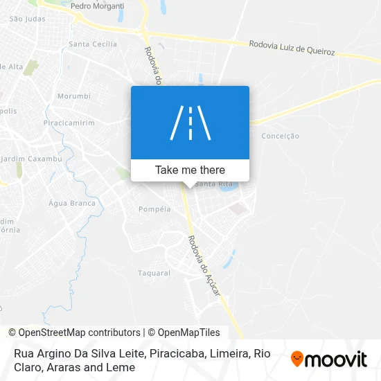 Rua Argino Da Silva Leite map
